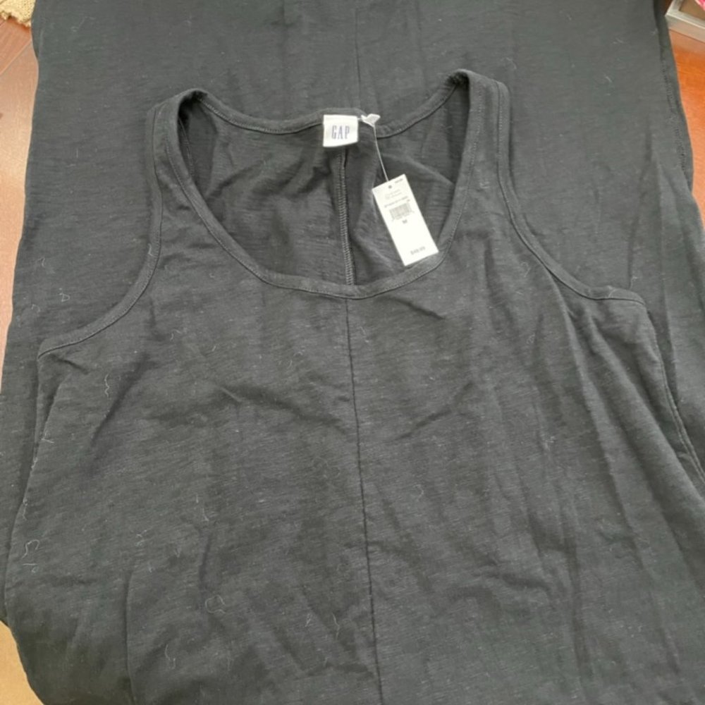 NWT Gap Black Tank Dress